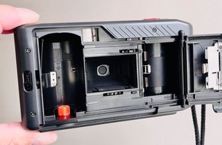 Canon Snappy s Cámara Analógica Roja