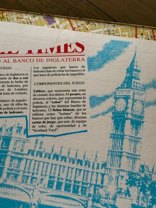 Asalto al Banco de Inglaterra - Juego de mesa