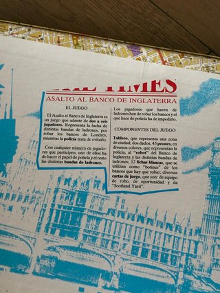 Asalto al Banco de Inglaterra - Juego de mesa