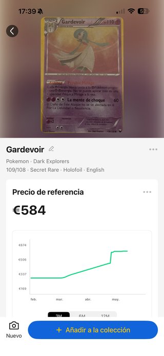 Carta Pokémon Gardevoir 109/108