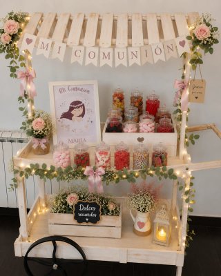 Carrito de chuches para eventos