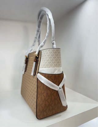 Borsa Michael Kors Beige/Marrone