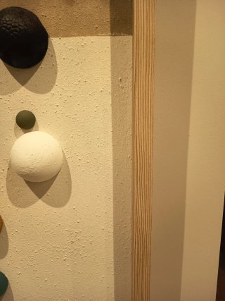 Cuadro Decorativo Bolas Piedra y Madera