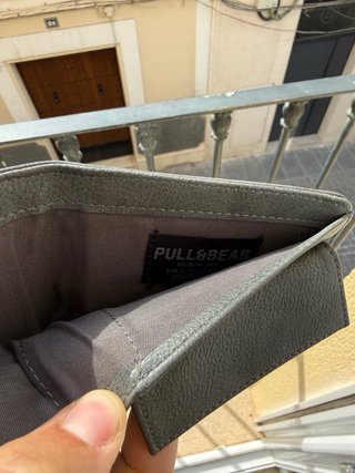 Cartera Pull&Bear gris