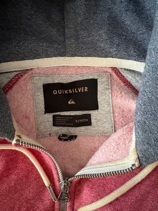 Sudadera Quiksilver Gris y Roja