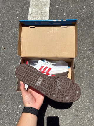 Adidas Samba Blancas y Rojas