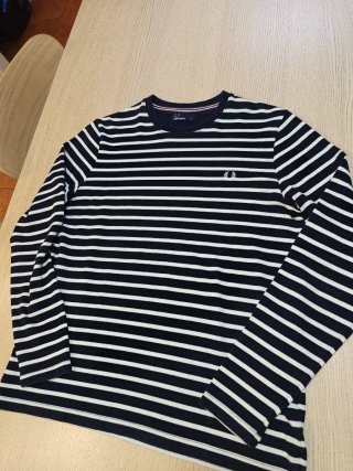 Jersey Fred Perry Rayas - Talla M