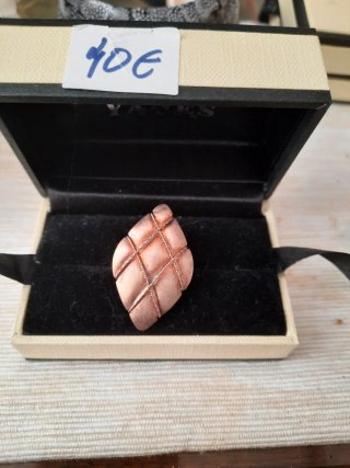 Anillo Yanes Oro Rosa Diseño Rombo