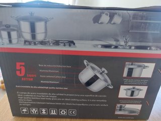 Set di pentole da cucina ADM 12 pezzi NUOVI da debuttare