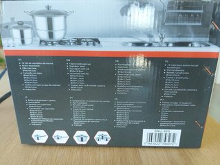 Set di pentole da cucina ADM 12 pezzi NUOVI da debuttare