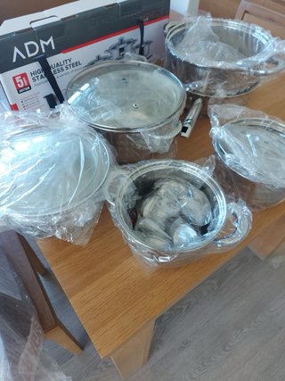 Set di pentole da cucina ADM 12 pezzi NUOVI da debuttare