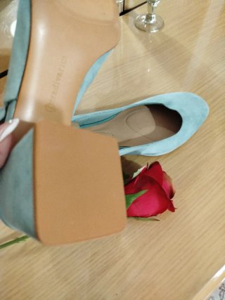 Zapatos Stradivarius verde menta