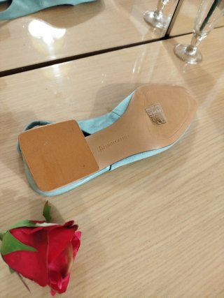 Zapatos Stradivarius verde menta