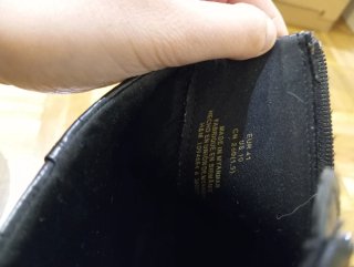 Botines H&M negros efecto piel