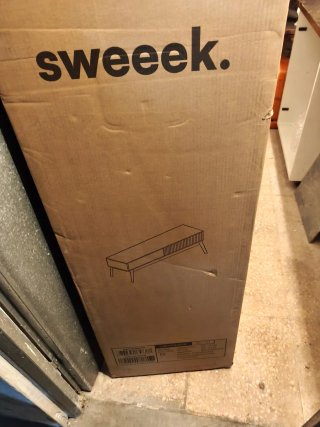 Mueble TV Sweeek madera oscura
