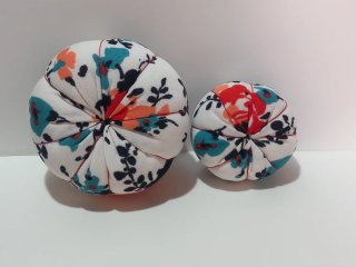 Pack 2 Calabazas Decorativas Tela Handmade