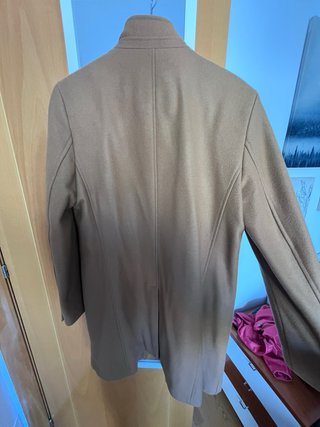 Abrigo Zara Lana Camel Talla L
