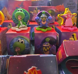 Figuras Super Mario Bros. McDonald's