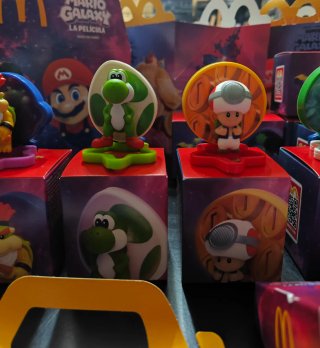 Figuras Super Mario Bros. McDonald's