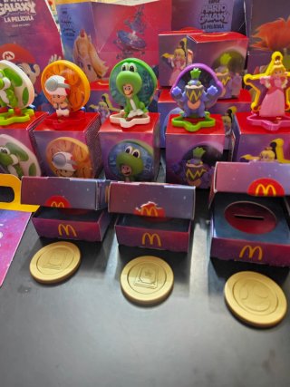 Figuras Super Mario Bros. McDonald's