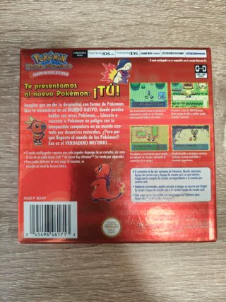 Pokemon Mundo Misterioso GBA Equipo Rescate Rojo