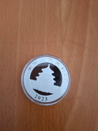 Panda Plata China 2023 30g Ag.999 10 Yuan