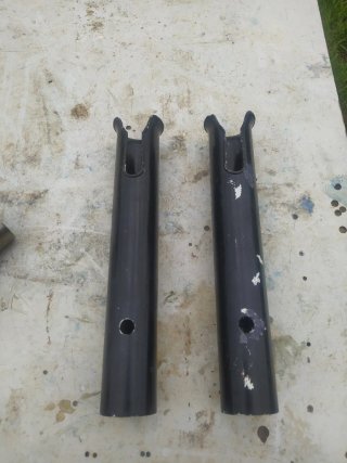 Soportes cañeros barco