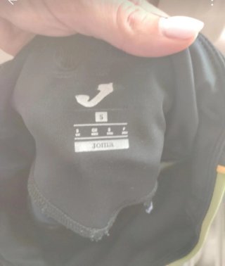 Mallas Cortas Running Joma Negro y Verde