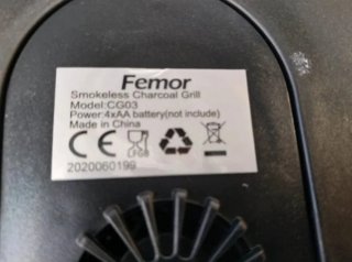 Barbacoa Femor sin humos