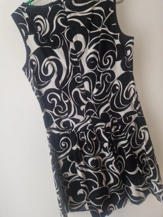 Vestido sin manga estampado