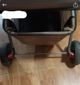 Carrito para mascota hasta 13/14kg plegable