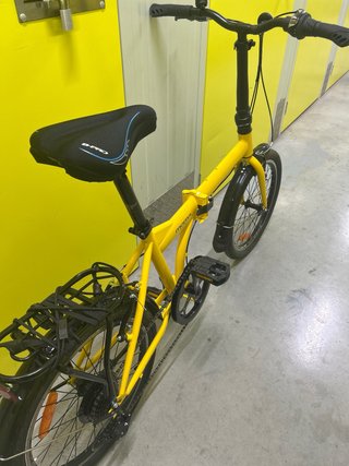 Bicicleta Plegable Moma edición especial Amarilla