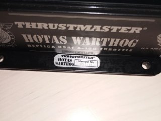 HOTAS Thrustmaster Warthog Dual Throttles+joystick