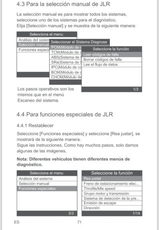 Diagnosis jlr