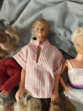 Barbie años 80 familia