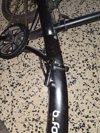 Bicicleta Plegable Negra