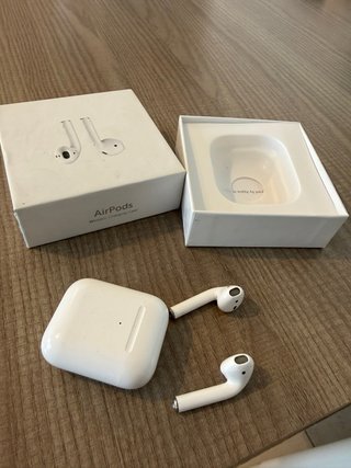 Apple AirPods (2.ª gen) originales – Completos