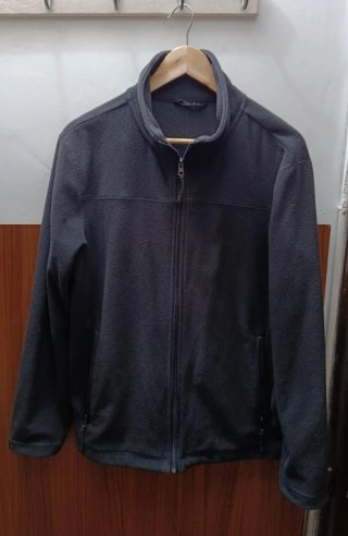 Chaqueta polar gris talla L