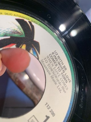 U2 - When Love Comes to Town (single 7” España)