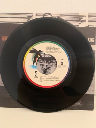U2 - When Love Comes to Town (single 7” España)