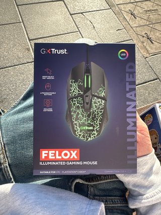 Ratón Gaming Trust Felox LED RGB