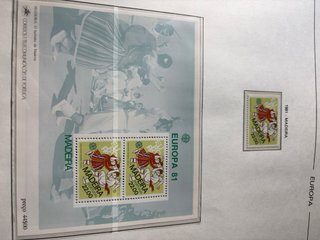Sellos tema Europa 1981 completo