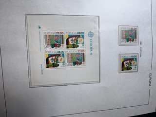Sellos tema Europa 1981 completo