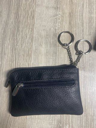 Cartera Polo Club Negra Piel