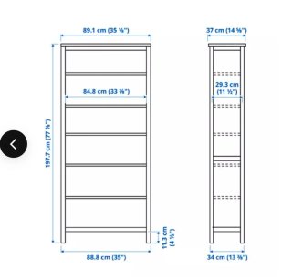 Estantería IKEA HEMNES Madera Marrón