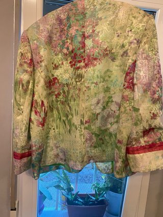 Chaqueta floral talla 52