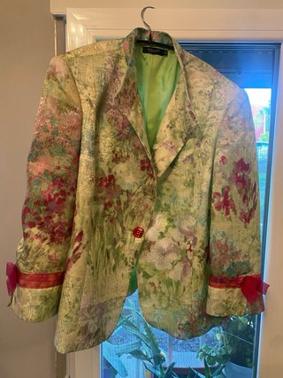 Chaqueta floral talla 52