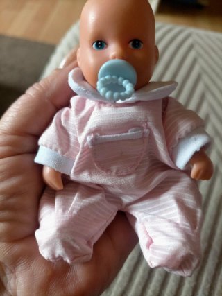 Mini new born baby y cuna