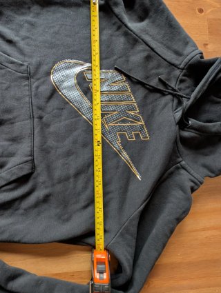 Felpa Nike nera con logo