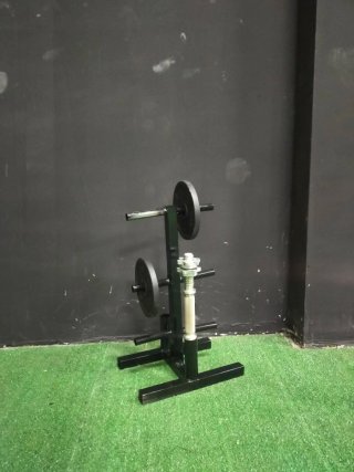 Supporto per dischi da palestra